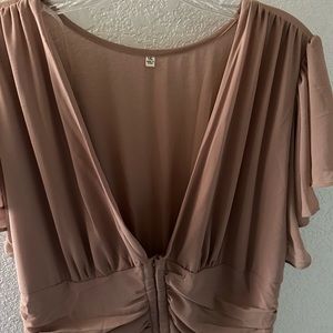 Light mocha colored dress